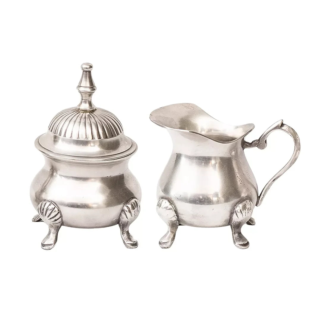 Creamer Set - Silver Elegance - Pewter