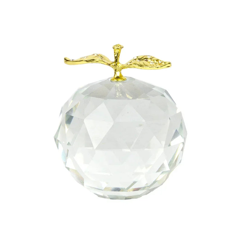 Crystal Ornament - Mini Apple - Glass / Crystal