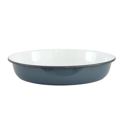 Deep Dish - Enamel Large Greys 31.5cm
