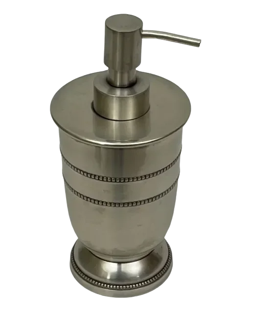 Dispenser - Beaded Silver - Metal