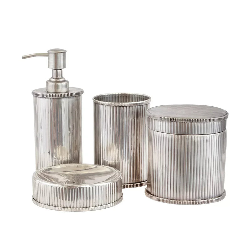 Dispenser - Silver Lines - Pewter