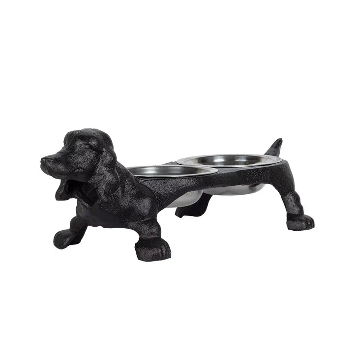 Dog Bowls - Dachshund - Iron