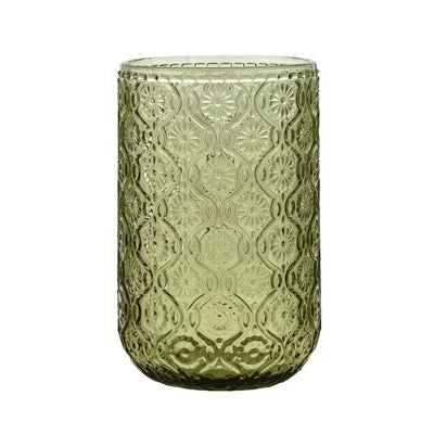 Drinking Glass - Moroccan Green 360ml - Glass / Crystal