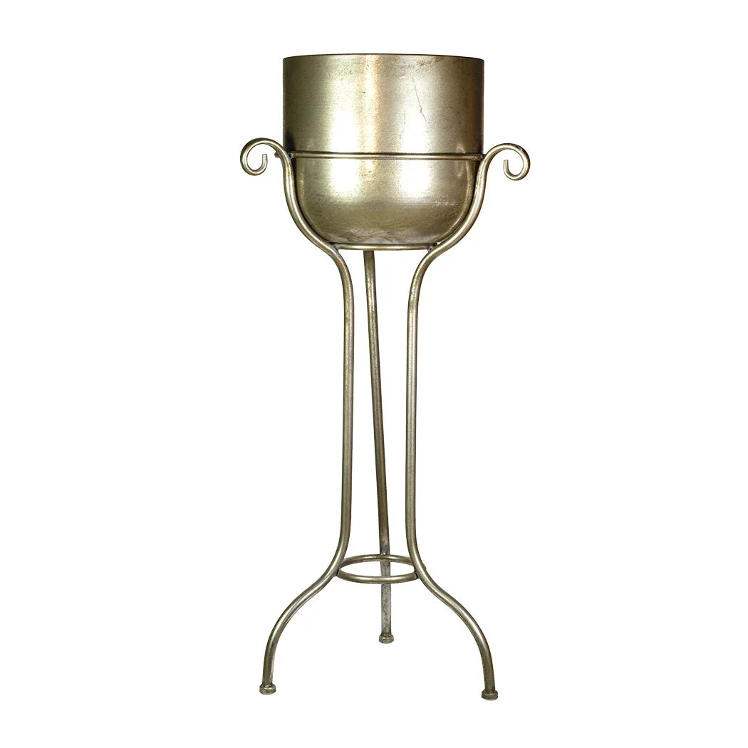 Elevated Bucket - Vintage Silver - Iron