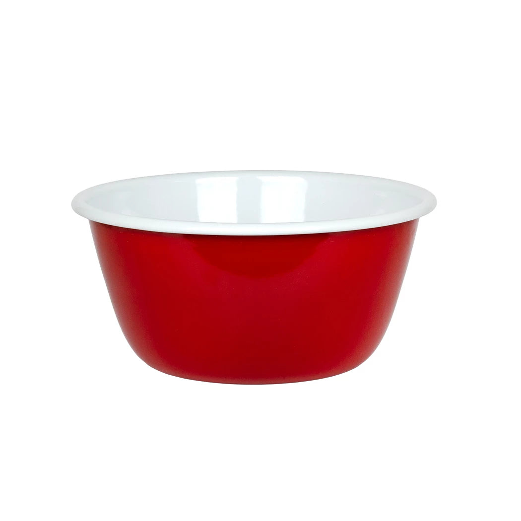 Bowl - Enamel Reds 19.5cm