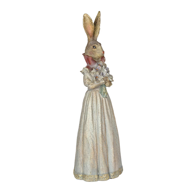 Ornament - Dress &amp; Flowers Hare