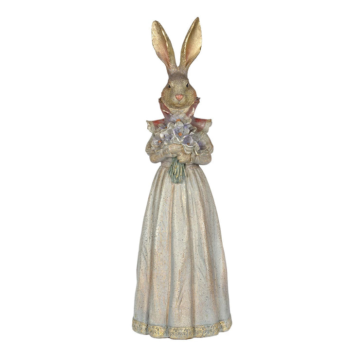 Ornament - Dress &amp; Flowers Hare