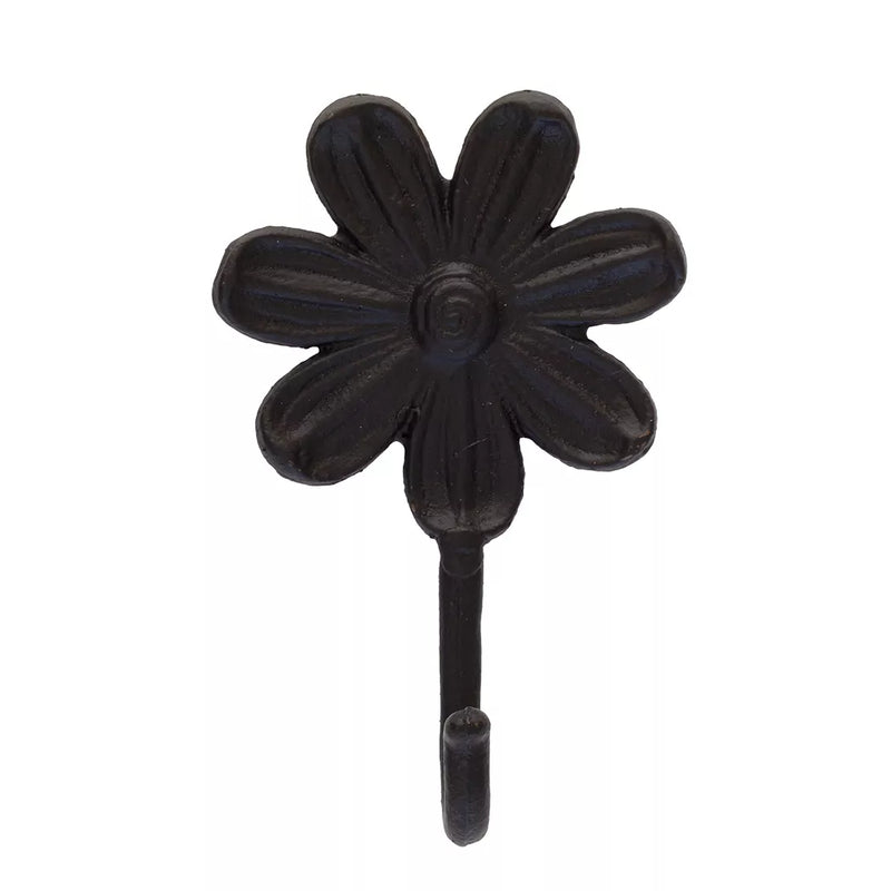 Iron Hook - Flower Single Iron Black