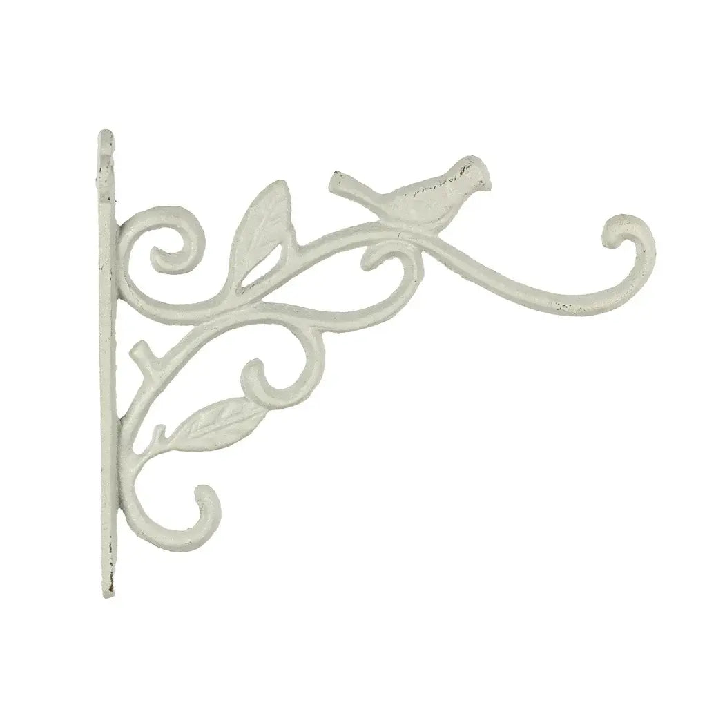 Garden Hook - Bird &amp; Leaves - Iron