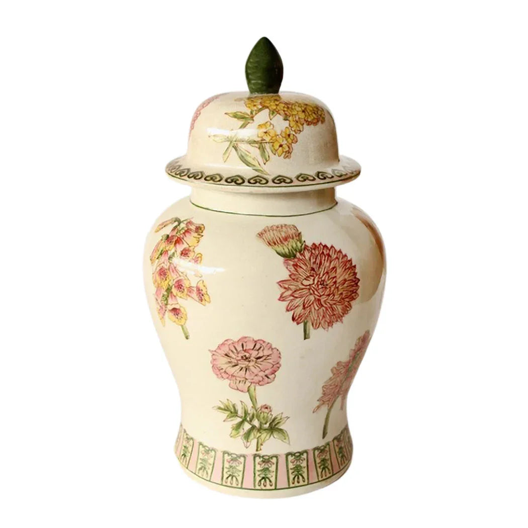 Ginger Jar - Floral Mix 52cm - Ceramic