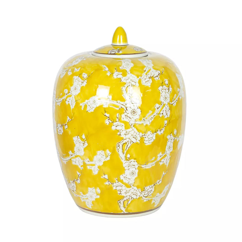 Ginger Jar - Yellow Blossoms 29cm