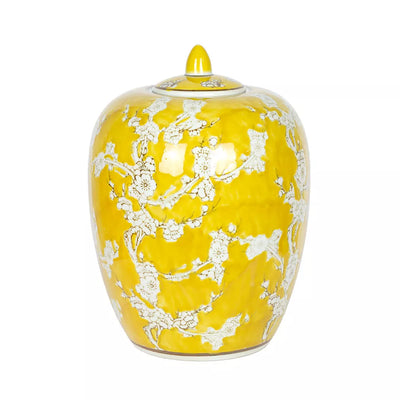 Ginger Jar - Yellow Blossoms 29cm