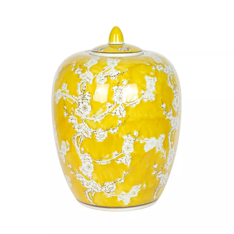 Ginger Jar - Yellow Blossoms 29cm