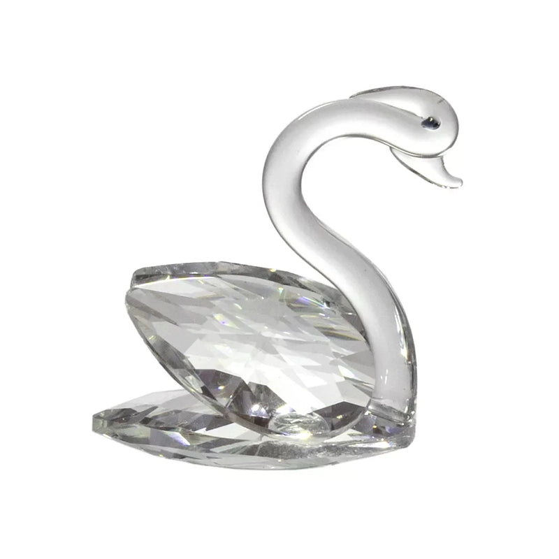 Glass Ornament - Mini Crystal Swan - Glass / Crystal