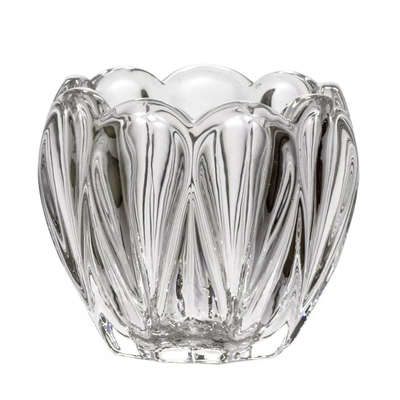 Glass Votive - Floral Tulip - Glass / Crystal