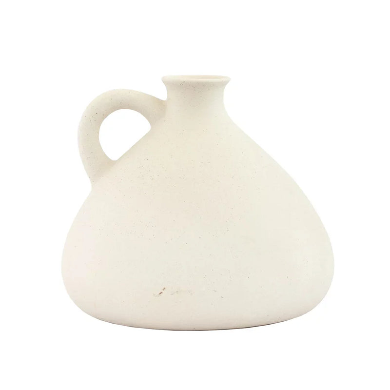 Jug - Ceramic Faded White Fatty - Ceramic