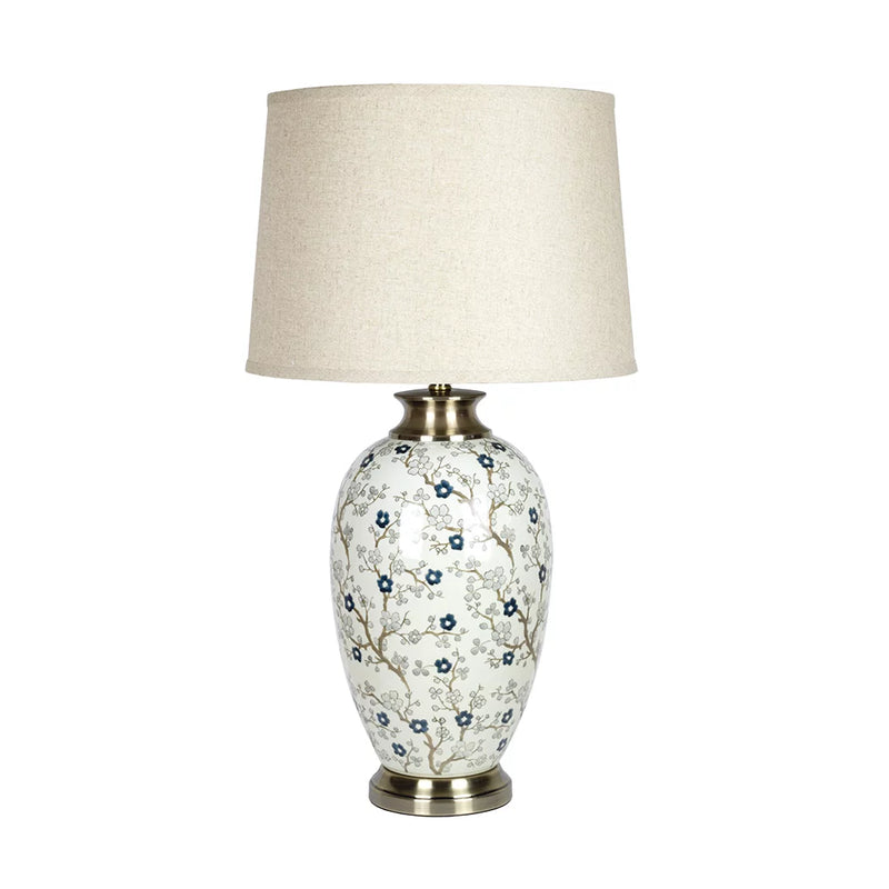 Lamp - Ceramic Blossoms