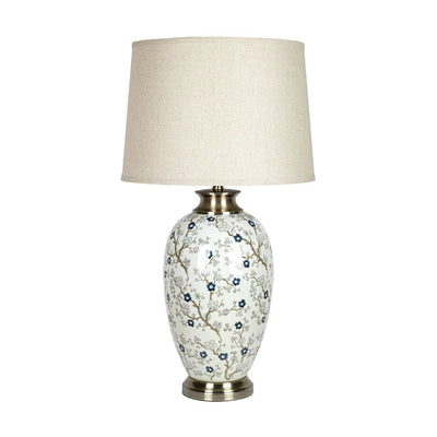 Lamp - Ceramic Blossoms
