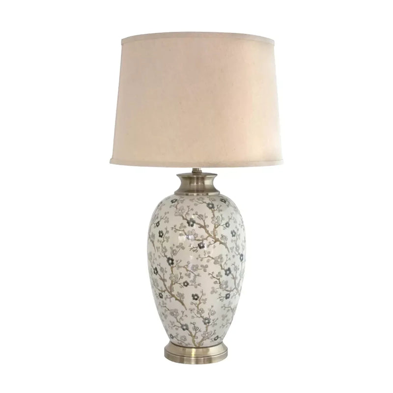 Lamp Ceramic Blossoms Ceramic