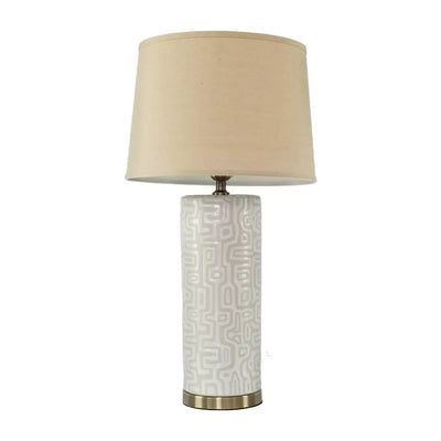 Lamp Ceramic Contemporary Cylinder Ceramic