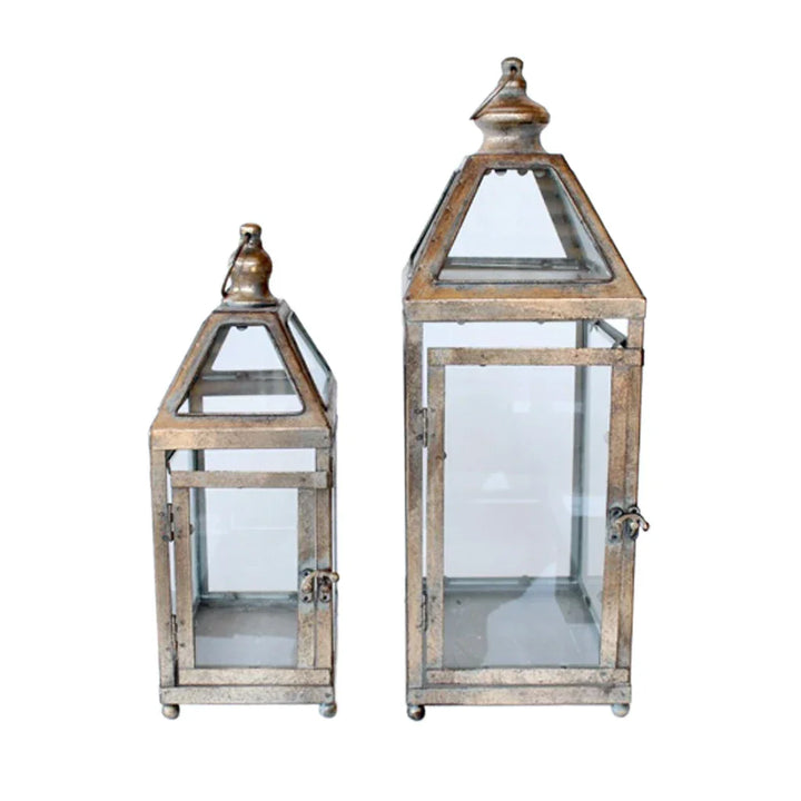 Lantern Set of 2 - Classic - Iron