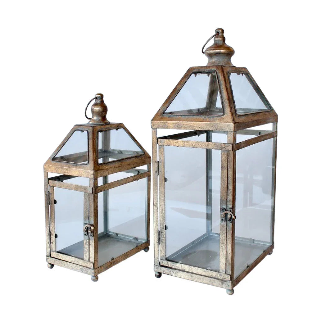 Lantern Set of 2 - Classic - Iron