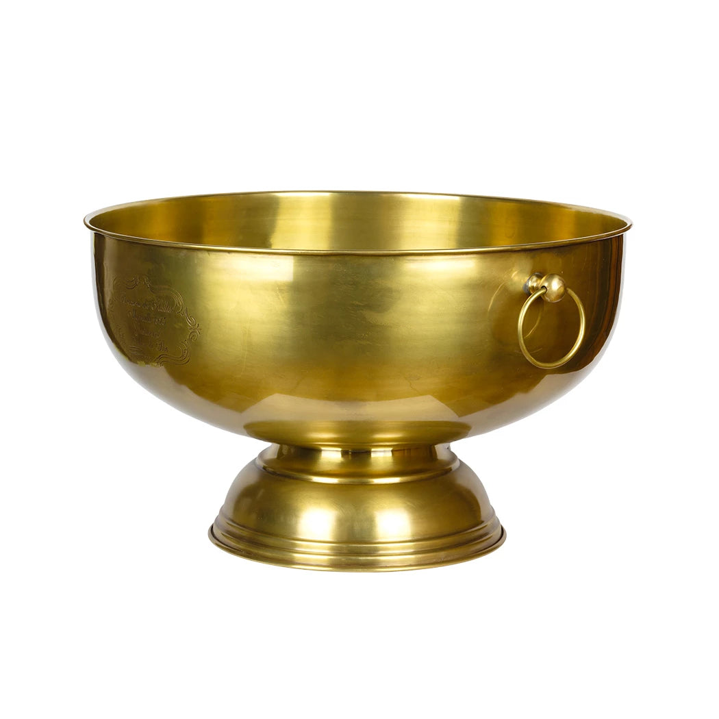 Wine Cooler - Brass Champagne Bowl Rings