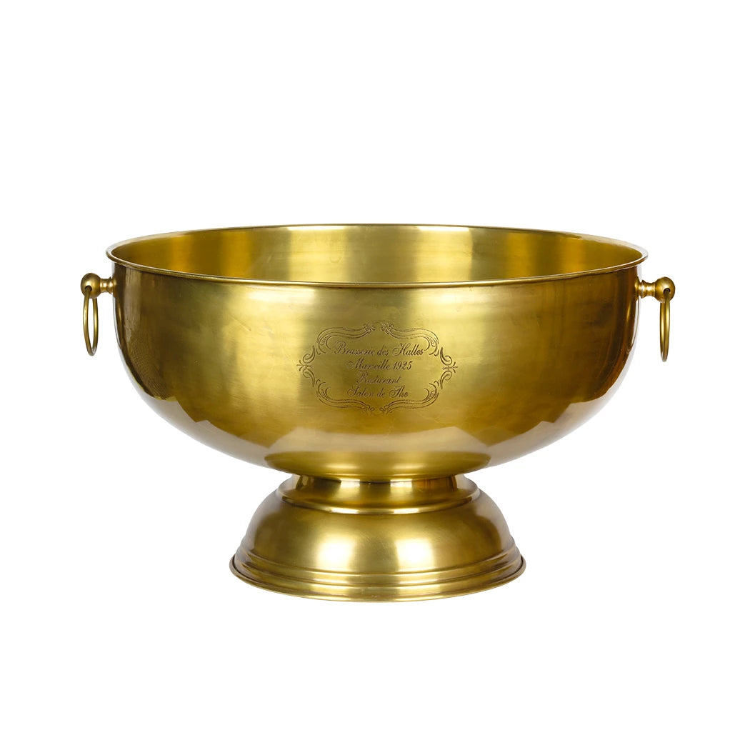 Wine Cooler - Brass Champagne Bowl Rings