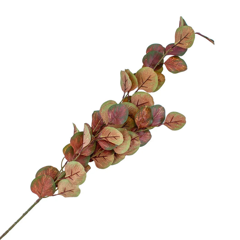 Leaf Branch - Eucalyptus Autumn Pink 92cm - Herb Ball