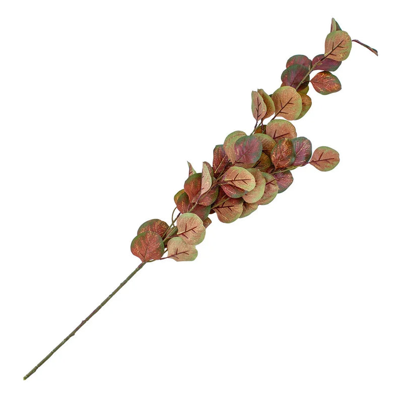 Leaf Branch - Eucalyptus Autumn Pink 92cm - Herb Ball