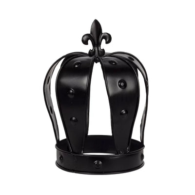 Metal Crown - Tudor Black 18cm - Metal
