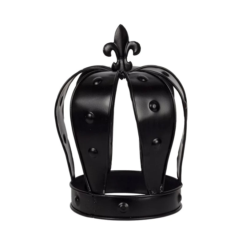 Metal Crown - Tudor Black 18cm - Metal