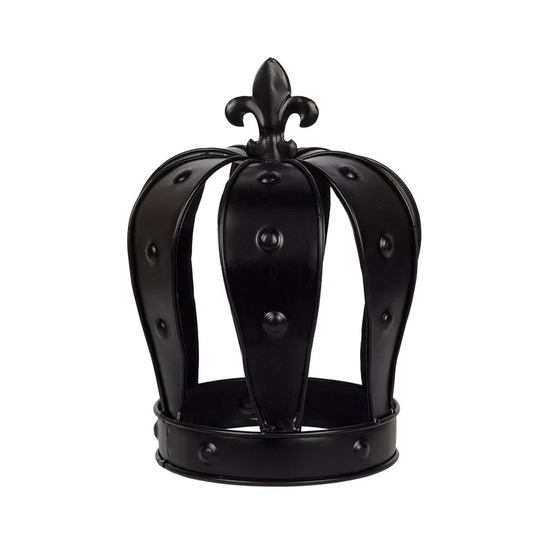 Metal Crown - Tudor Black 18cm - Metal