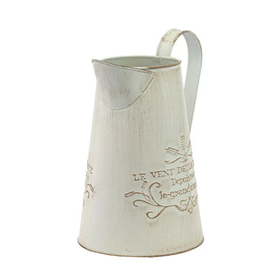 Metal Jug - Cream French 22cm - Metal