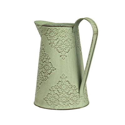 Metal Jug - Light Green 23cm - Metal