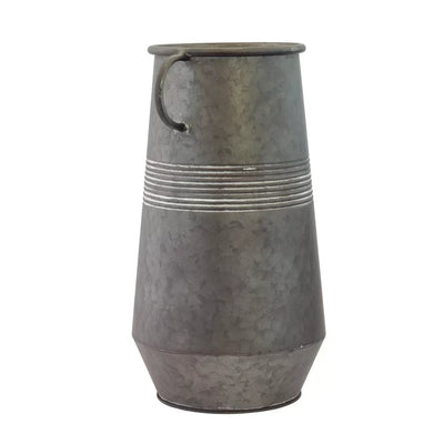 Metal Vase - Dual Handles 35cm - Metal