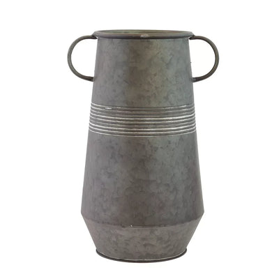 Metal Vase - Dual Handles 35cm - Metal