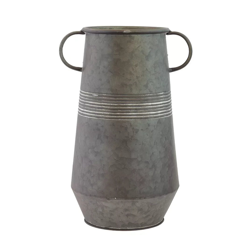 Metal Vase - Dual Handles 35cm - Metal