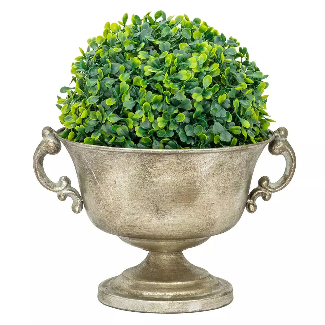 Metal Vase - Silver Handled Fatty (Vase Only) - Iron