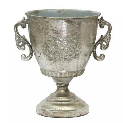 Metal Vase - Silver Handled Renaissance (Vase Only) - Iron