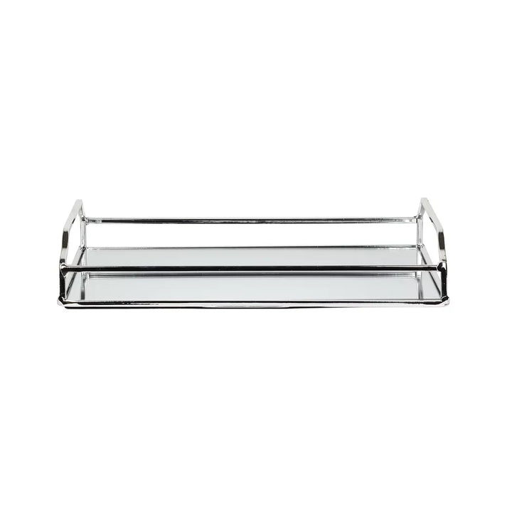 Mirror Tray Silver Elegance Metal