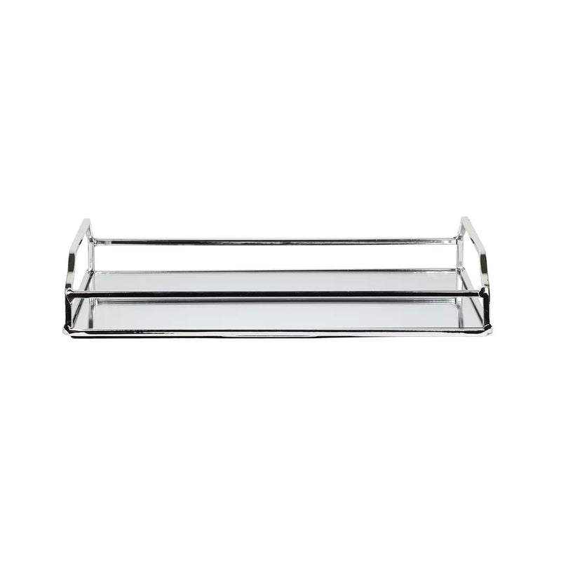 Mirror Tray Silver Elegance Metal
