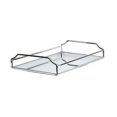 Mirror Tray Silver Elegance Metal