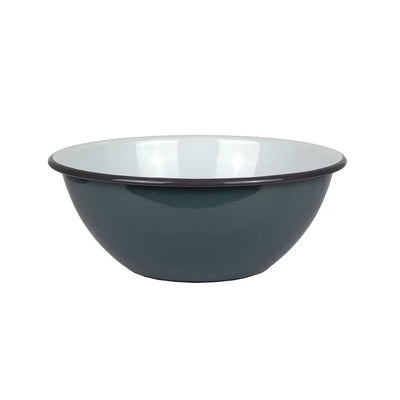 Mixing Bowl - Enamel Greys 26cm - Enamel