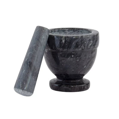 Mortar & Pestle - Dark Stone - Stone