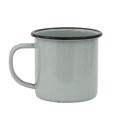 Mug - Enamel Duckegg Black Rim 375ml - Enamel