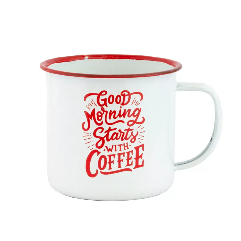 Mug - Enamel Good Morning 300ml - Enamel