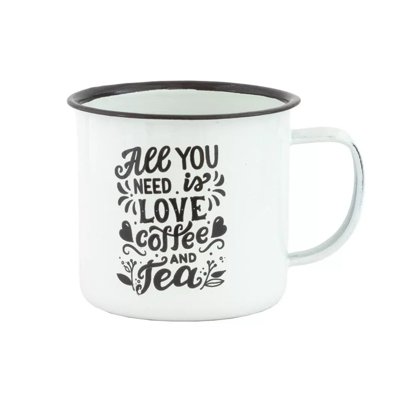 Mug - Enamel Love Coffee 300ml - Enamel