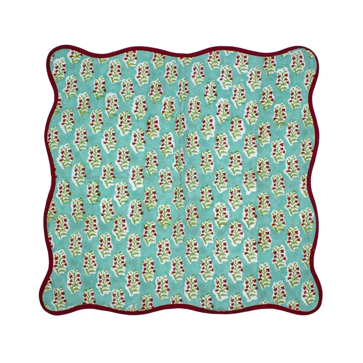 Napkin - Garden Scalloped Edge - Linen