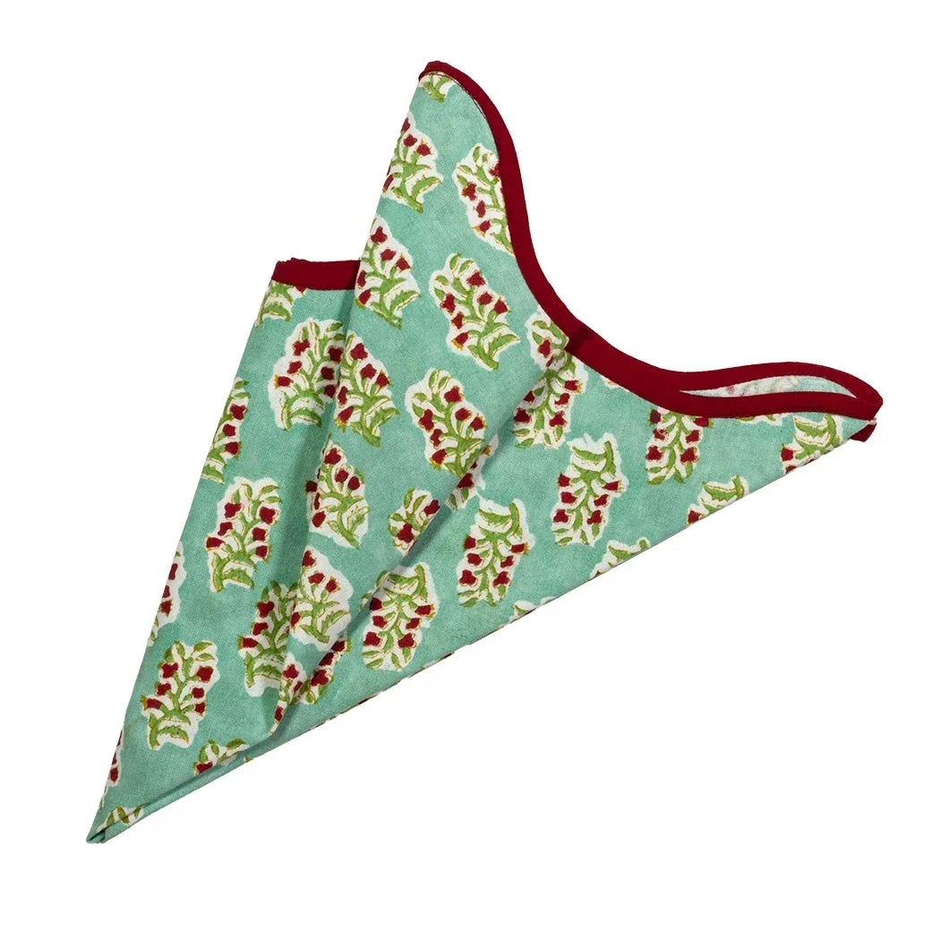 Napkin - Garden Scalloped Edge - Linen
